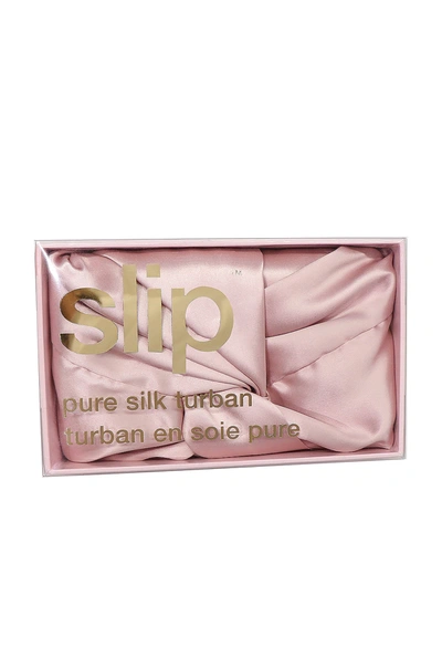 Slip Pure Silk Hair Wrap In Pink