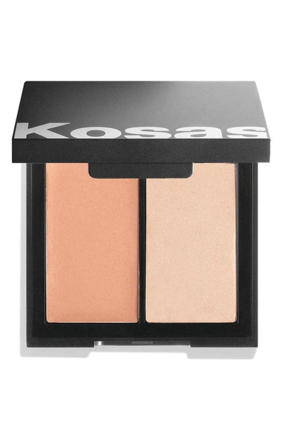 Shop Kosas Color & Light Cream Blush & Highlighter Palette In Tropic Equinox