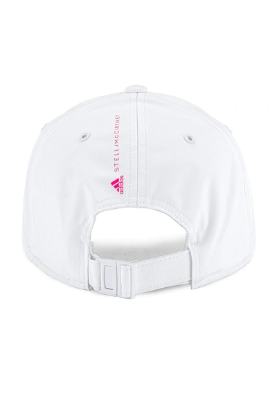 Shop Adidas By Stella Mccartney Asmc Cap In White & Pink