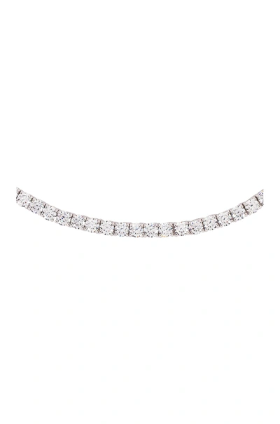 Shop The M Jewelers Ny Full Iced Out Necklace In Sterling Silver