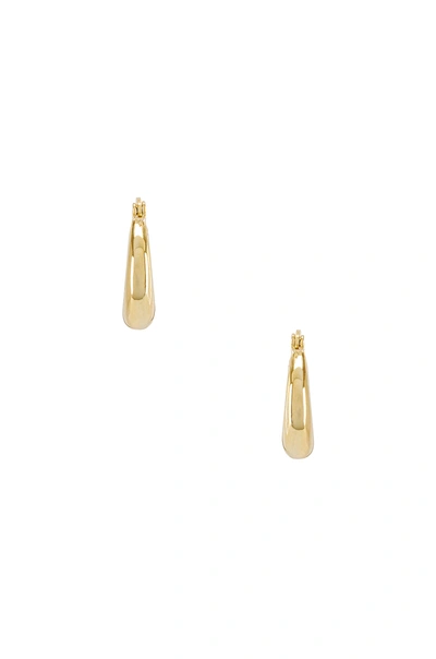 Shop Shashi Baby Dominique Hoop Earrings In Gold