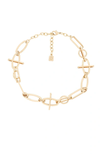 Shop Dannijo You Me Necklace In Gold