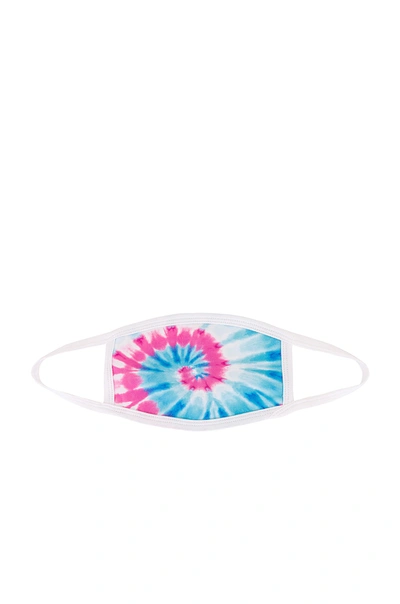 Beach Riot Face Mask In Blue & Pink Tie Dye