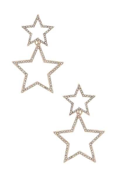 Shop Ettika Star Drop Earrings In Gold