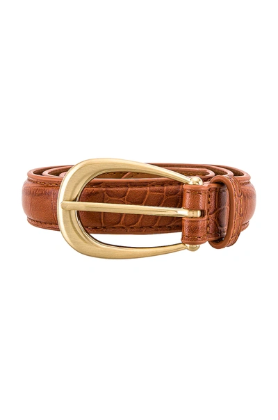 Shop Sancia The Constance Belt In Cognac