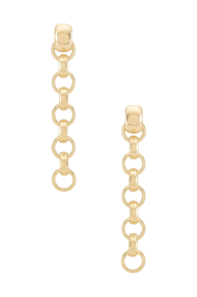 Shop Joolz By Martha Calvo Roll With It Earrings In Gold