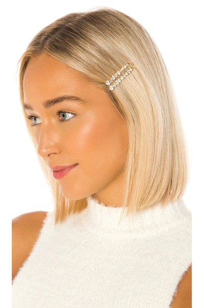 Shop Petit Moments Icy Barrettes In Gold
