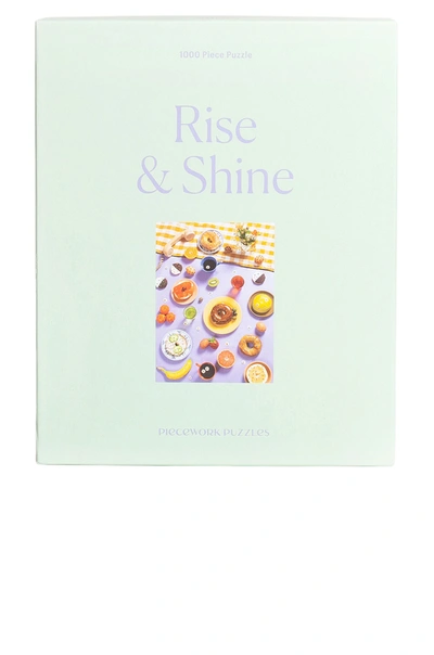Shop Piecework Rise & Shine 1,000 Piece Puzzle In Mint