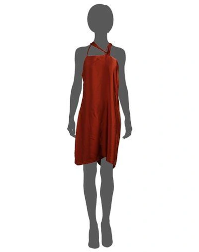 Shop A.f.vandevorst Short Dress In Rust