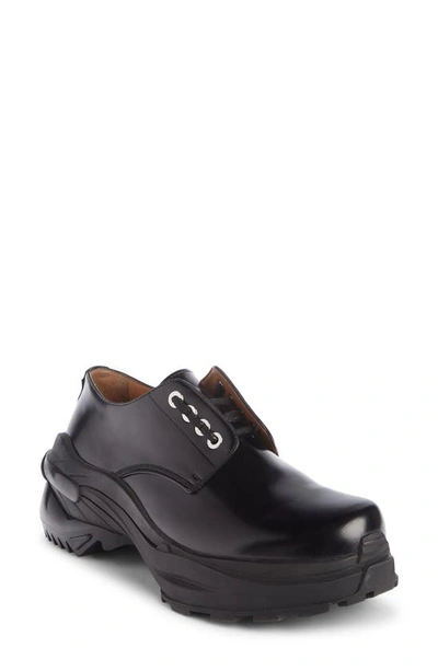 Shop Maison Margiela Sneaker Sole Derby In Black