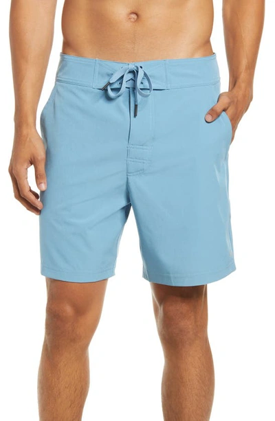 Shop Alo Yoga Plow Board Shorts In Toluca Blue