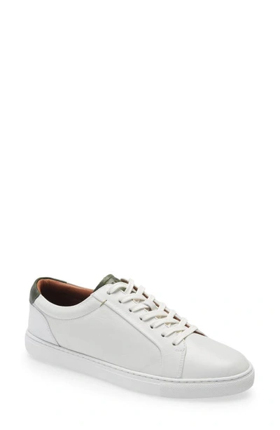 Shop Ted Baker Udamo Leather Sneaker In White