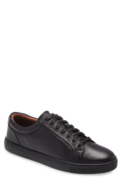 Shop Ted Baker Udamo Leather Sneaker In Black