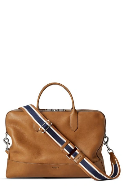 Shop Shinola Canfield Weekday Leather Briefcase In Tan