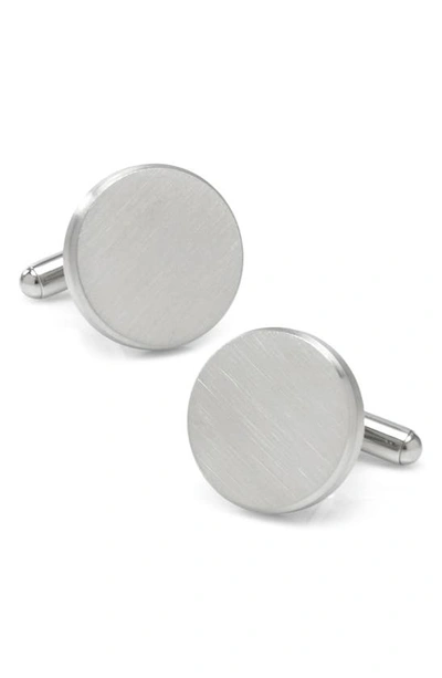 Cufflinks, Inc Radial Stainless Steel Cuff Links In Silver