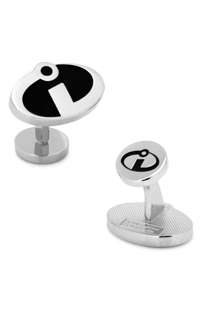 Shop Cufflinks, Inc The Incredibles Logo Cuff Links In Silver