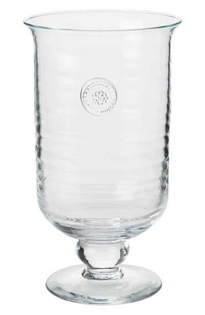 Shop Juliska Berry & Thread Medium Hurricane Candleholder In Clear