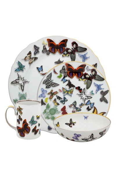 Shop Christian Lacroix Butterfly Parade 4-piece Place Setting In White