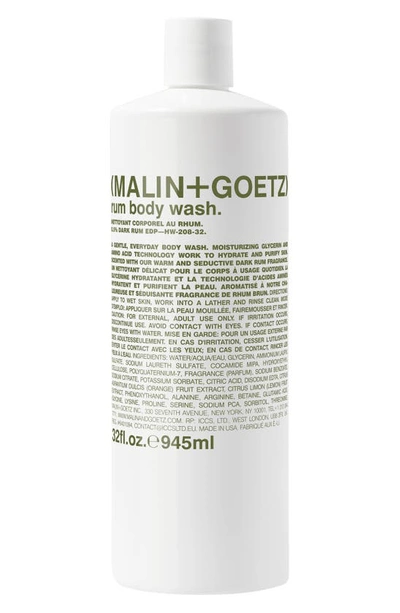 Shop Malin + Goetz Jumbo Rum Body Wash $72 Value