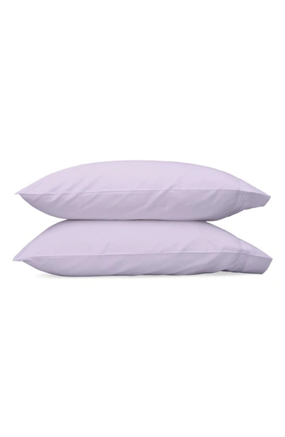 Shop Matouk Nocturne 600 Thread Count Set Of 2 Pillowcases In Violet