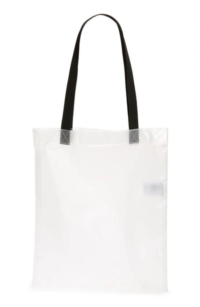 Shop Rains Transparent Shopper In Foggy White