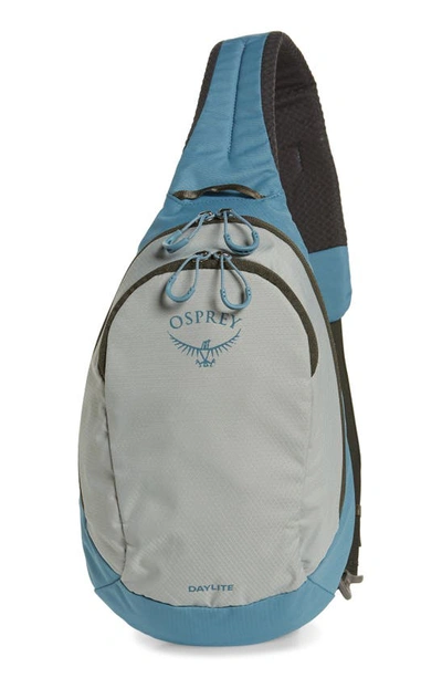 Shop Osprey Daylite® Sling Backpack In Aluminum Grey