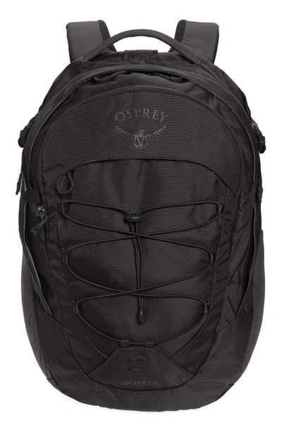 Shop Osprey Questa Backpack In Black