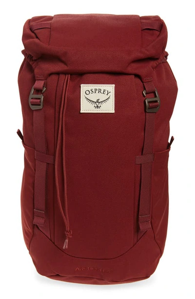 Shop Osprey Archeon 28l Backpack In Mud Red