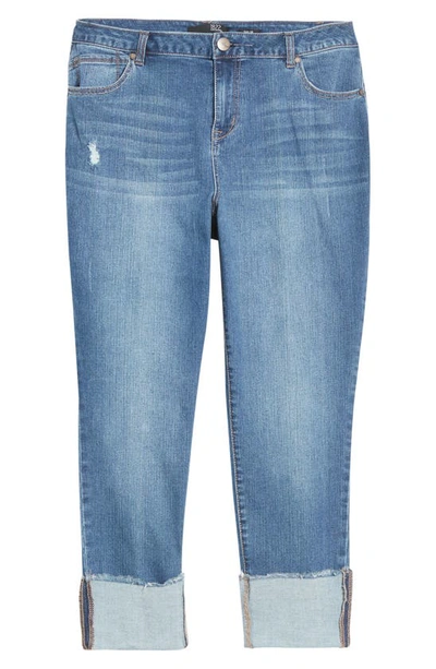 Shop 1822 Denim Deep Roll Cuff Jeans In Jeremy