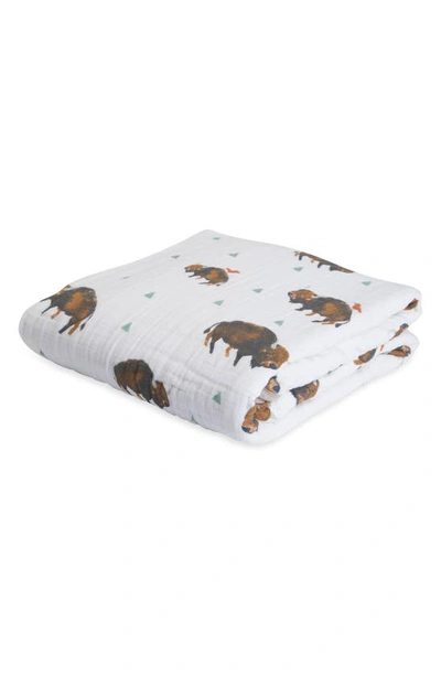 Shop Little Unicorn Original Cotton Muslin Quilt In Bison