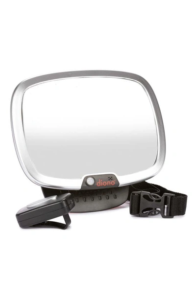 Shop Diono Easy View Plus Adjustable Back Seat Mirror In Silver
