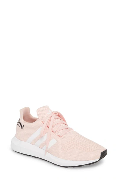 Shop Adidas Originals Swift Run Sneaker In Icey Pink/ White/ Black