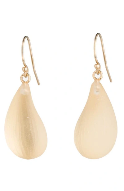 Shop Alexis Bittar Essentials Dewdrop Lucite Earrings In Gold