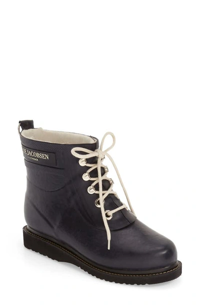 Shop Ilse Jacobsen 'rub' Boot In Dark Indigo