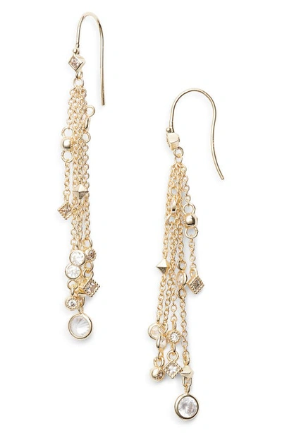 Shop Kendra Scott Wilman Chain Earrings In Gold
