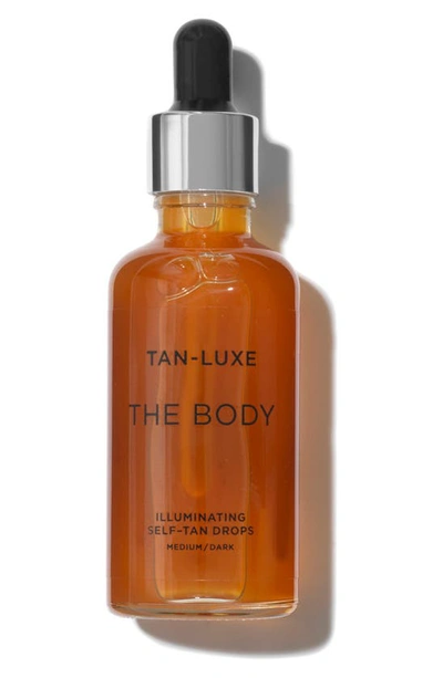 Shop Tan-luxe The Body Illuminating Self Tan Drops In Medium/dark