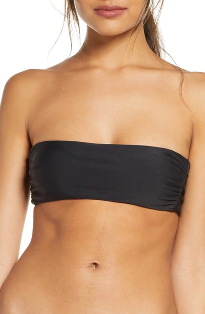Shop Veronica Beard Catarina Bandeau Bikini Top In Black