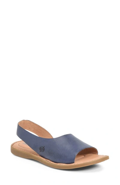 Shop Born Inlet Sandal In Navy Leather