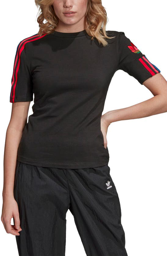 adicolor 3d trefoil 3 stripes track pants