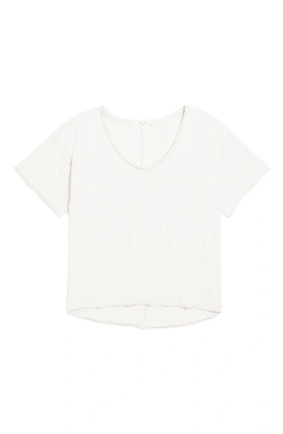 Shop Rag & Bone The Gaia Organic Pima Cotton T-shirt In White
