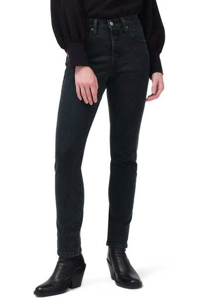 Shop Levi's 501 Stripe High Waist Skinny Jeans In Cabo Tempest