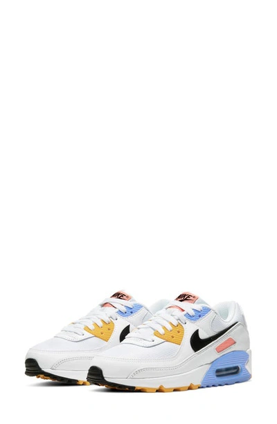 Shop Nike Air Max 90 Sneaker In White/ Black/ Platinum