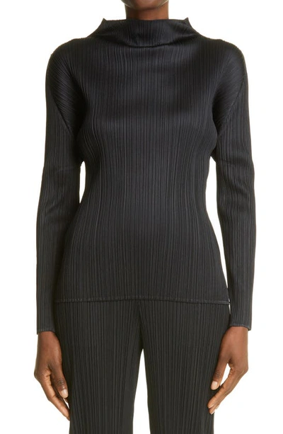 Pleats Please Issey Miyake Black Monthly Colors January Top | ModeSens