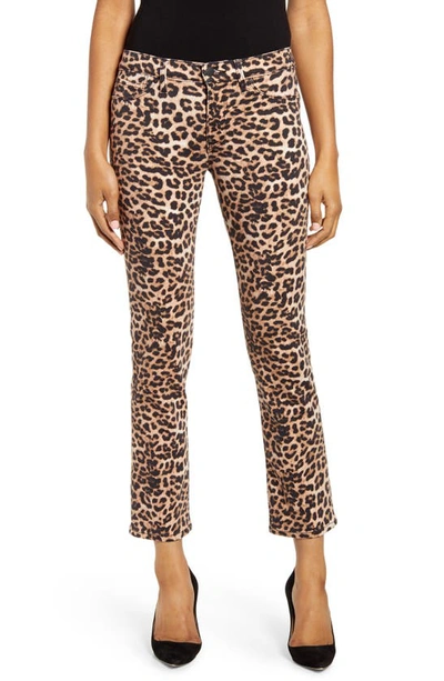 Shop Hudson Ankle Straight Leg Jeans In Classic Leopard