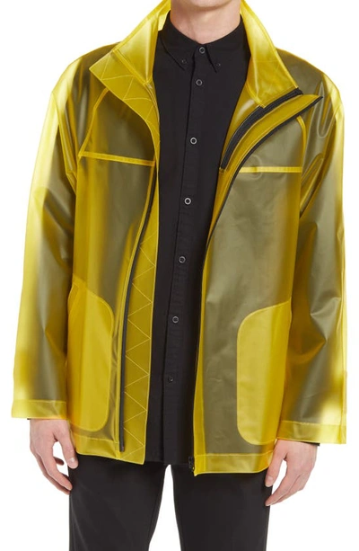 Shop Helmut Lang Tech Jacket In Laser Yellow