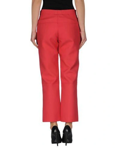 Shop Jil Sander Casual Pants In Red
