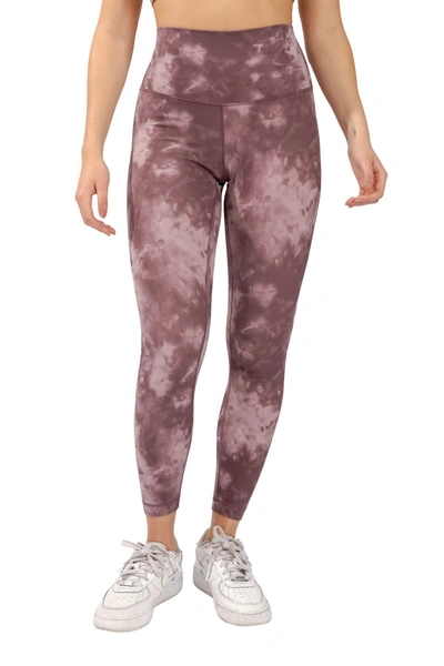 Shop 90 Degree By Reflex Lux Tie Dye Printed Leggings In P706 Flower Blossom