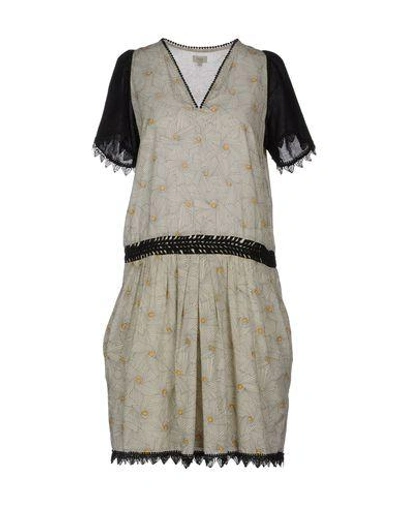 Shop Hoss Intropia Short Dress In Light Grey