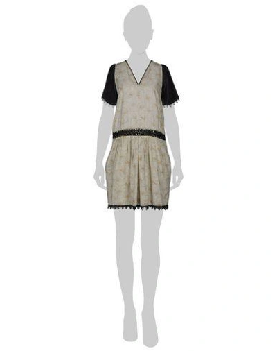 Shop Hoss Intropia Short Dress In Light Grey