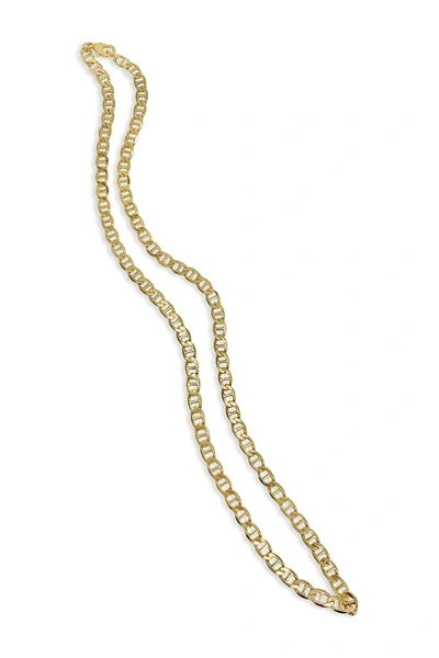 Shop Adornia Water Resistant Mariner Chain Necklace In Yellow